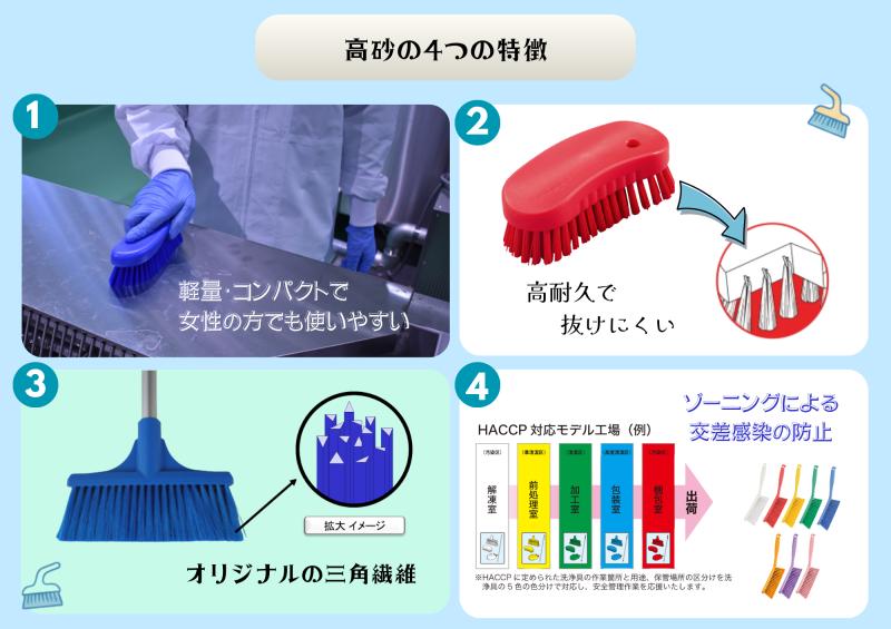 株式会社高砂（【HACCP対応】高砂のHACCP対応ブラシについて徹底解説